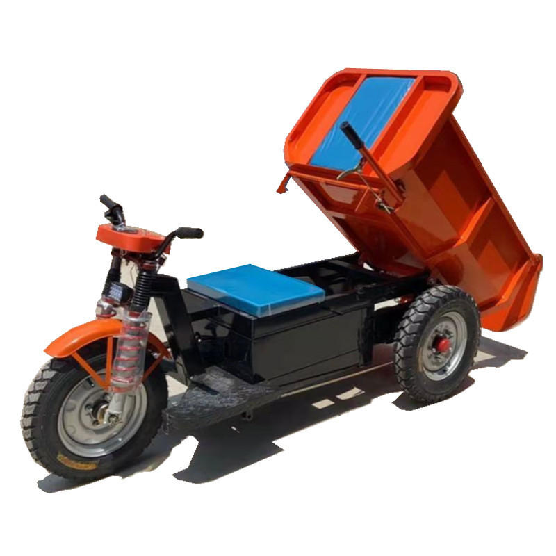 矿用翻斗三轮车 2吨矿用电动自卸车 电动运输三轮车 动力足