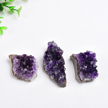 批发天然乌拉圭紫水晶簇摆件 紫水晶块 巴西紫水晶洞片原石标本