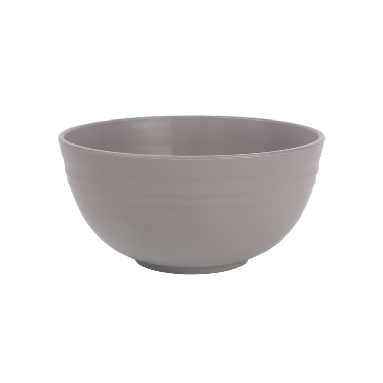 Wholesale Household Wheat Straw Tableware Bowl 15cm Plastic Bowl Kindergarten Canteen Restaurant Soup Bowl Rice Bowl