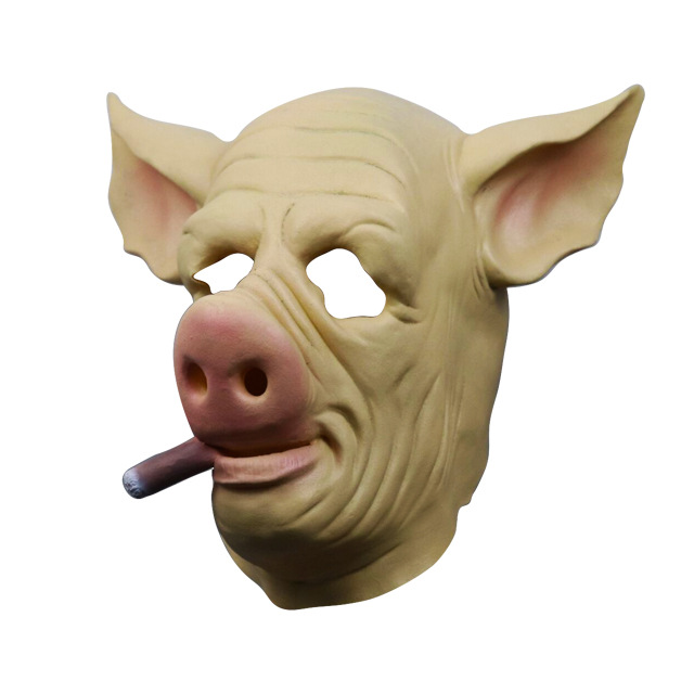 h1z1大逃杀皮肤血猪头面具雪茄弗兰肯斯温面具抽烟猪八戒面具头套