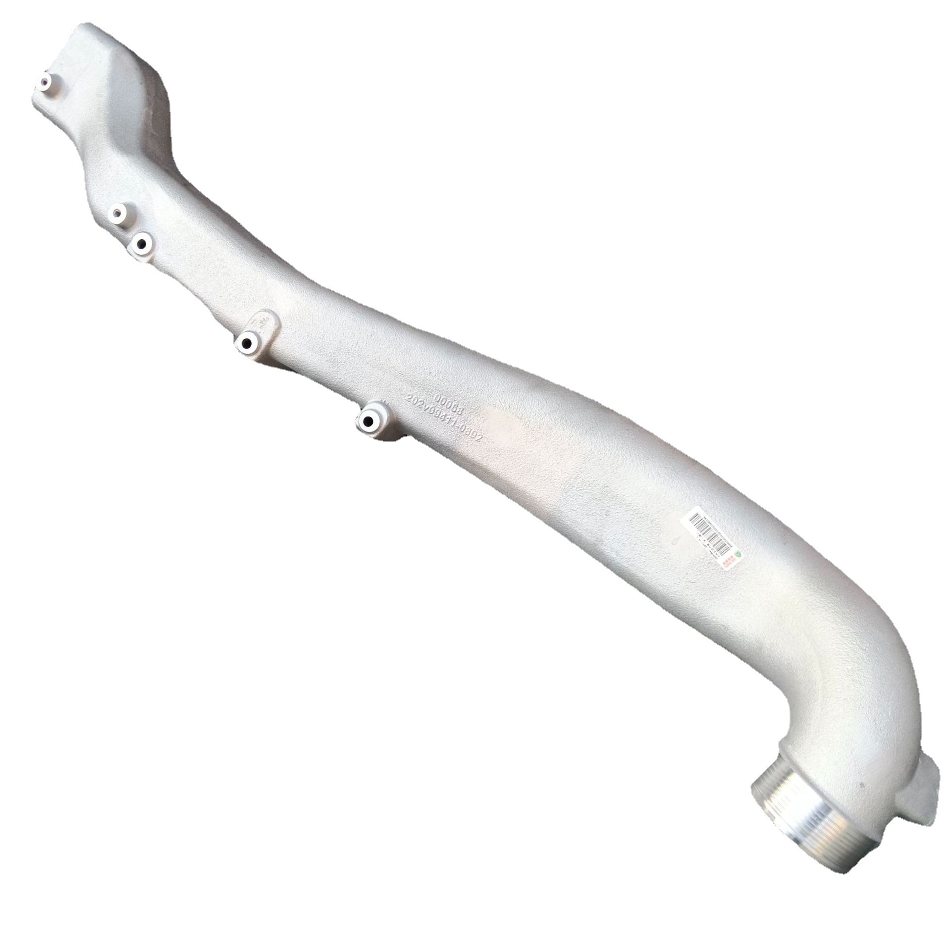 重汽国六天然气mt13曼发动机中冷后进气管202v09411-0892-阿里巴巴