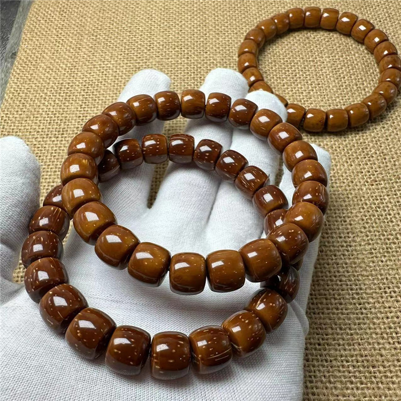 紫金鼠实心鼠直切手串文玩男女款绕指柔直播货源精抛光盘玩佛珠