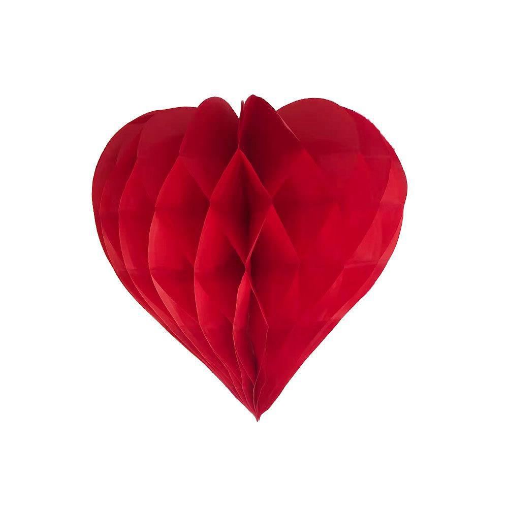 彩色爱心蜂窝球七夕情人节表白告白现场婚礼圣诞节橱窗爱心挂饰