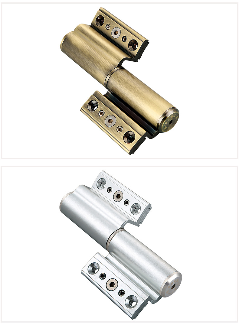 断桥静音液压合页平开门缓冲合页5寸静音自动闭门器液压断桥铰链