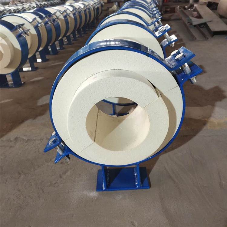 加工定制 硬质高密度聚氨酯保冷管托 滑动管托 固定导向保冷管托