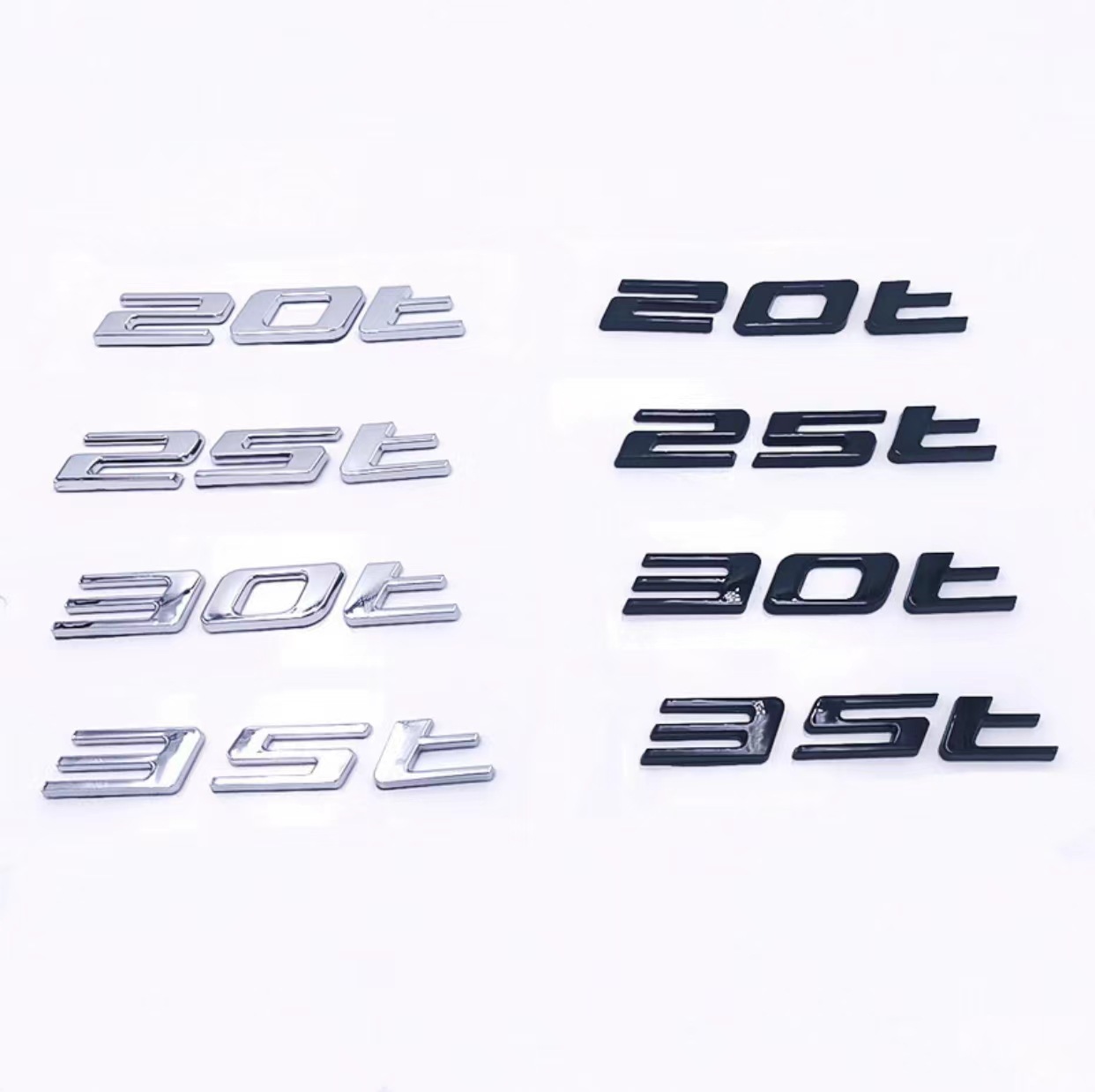 适用捷豹f-pace xj xf xe排量字标20t 25t 30t 35t后尾箱车标贴标