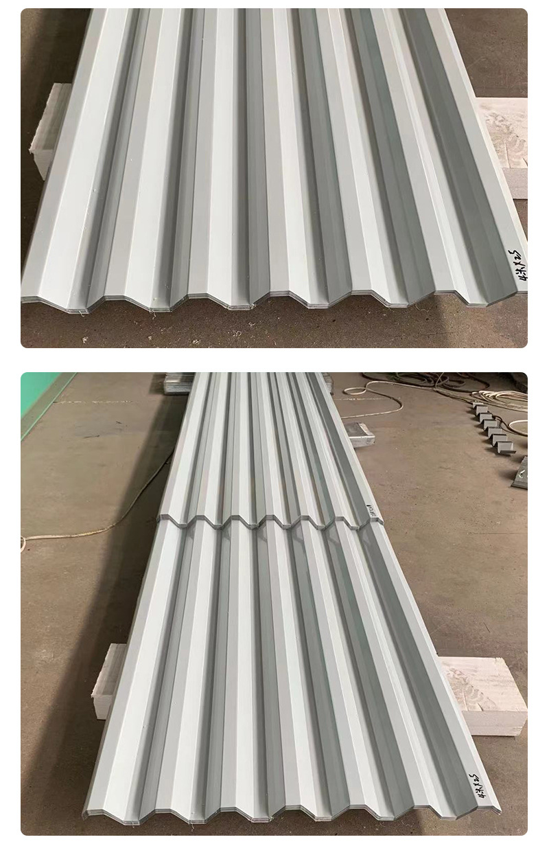 现货批发彩色压瓦型 yx35-125-750型彩钢瓦 彩色屋顶彩钢瓦