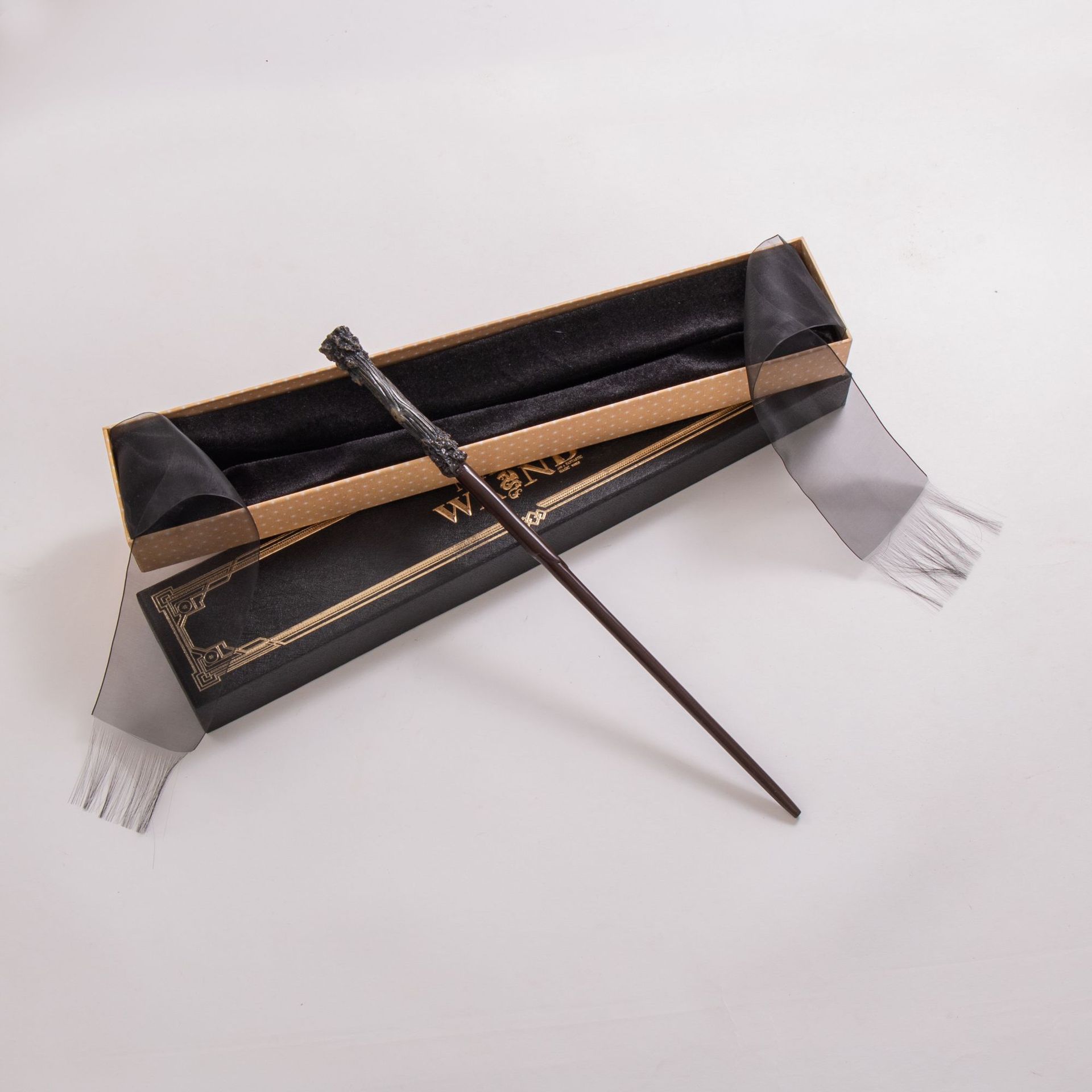 哈利波特动漫周边魔杖 万圣节cos表演金属芯魔法棒丝带盒精装55款