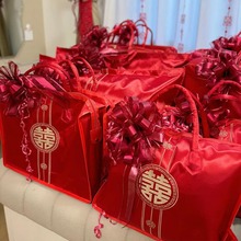 结婚被子嫁妆陪嫁拉花装饰婚礼农村用品大全婚车车队彩带婚房布置