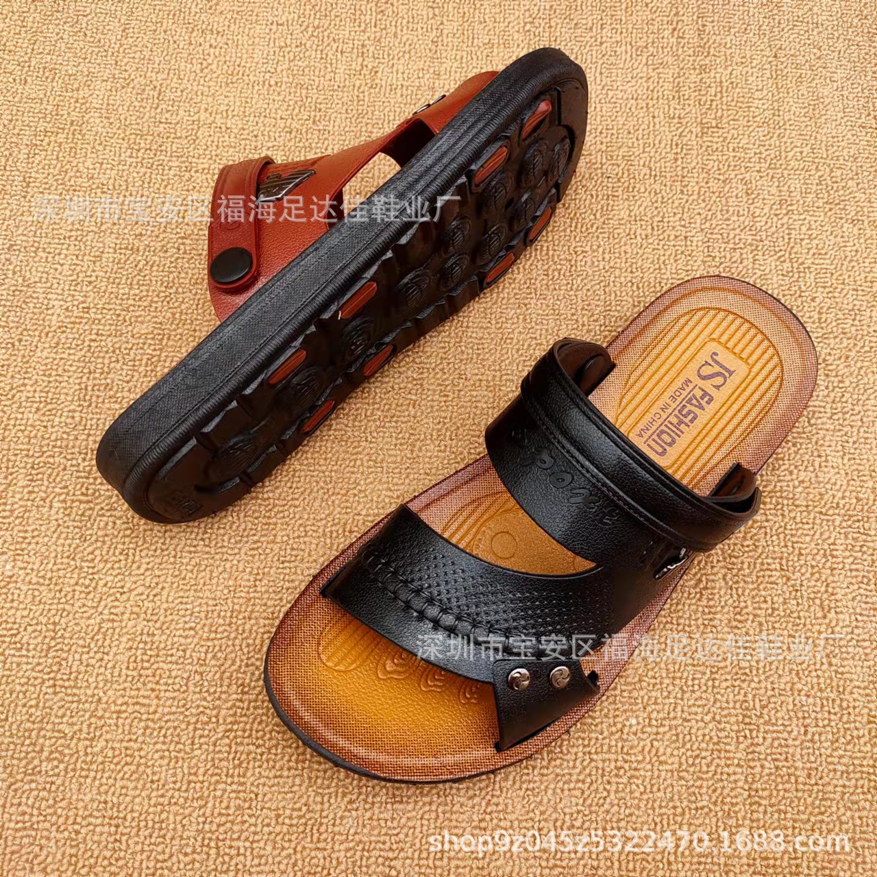 2022 Hot Running Capacity Military Men's Sandals Non-Slip Wear-Resistant Running Rivers and Lakes Stall Dual-Use Men's Sandals Factory Wholesale