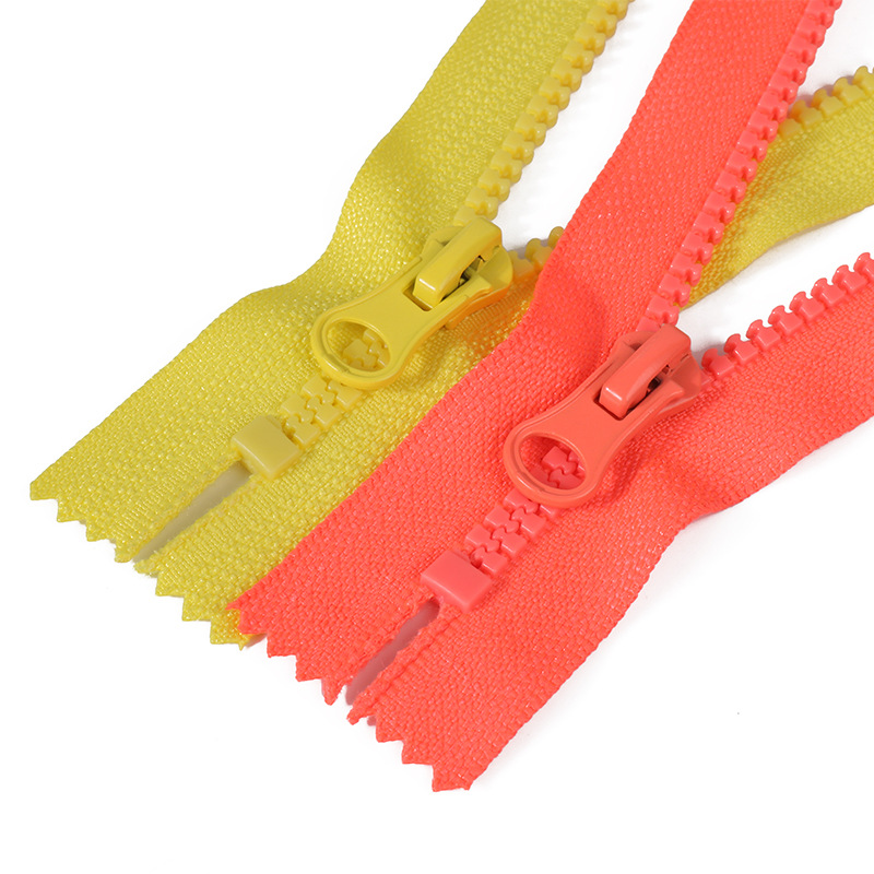5号树脂拉链普通牙闭尾20cm黄色拉锁 服装箱包旅行箱拉链条批发