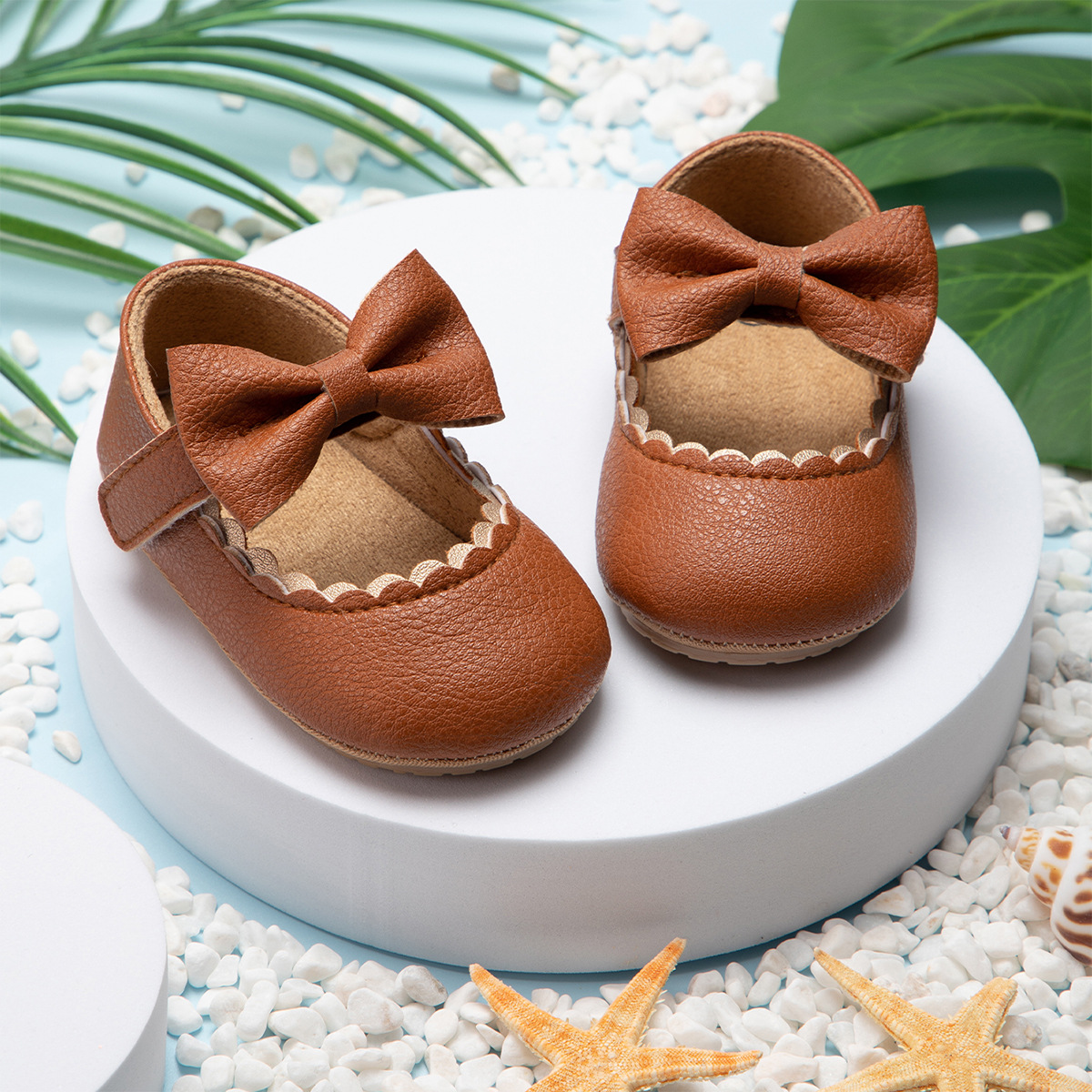 Butterfly Baby Shoes Rubber Soled Non-slip Toddler Shoes