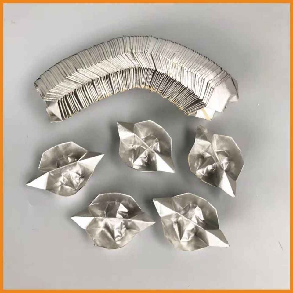 清明冬至祭祀用品锡箔纸双元宝600只绍兴手工锡箔扫墓上坟纸钱