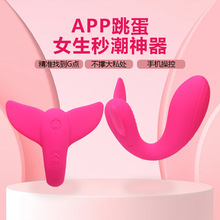 APP6档无线跳蛋异地远程控制静音小海豚女用自慰器智能穿戴情趣用