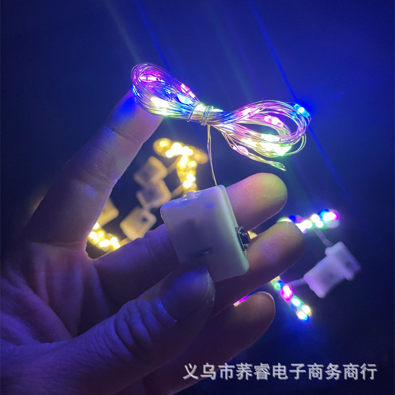 LED Flash Cross-Border Copper Wire Small Lighting Chain Colored Lights Gift Box Light Strip Decoration XINGX Light Cable String Wholesale