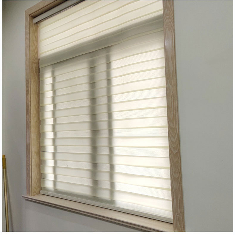 纯色梦幻垂直柔纱帘 阳台窗户酒店半遮光帘 柔纱隔热百叶窗帘厂家