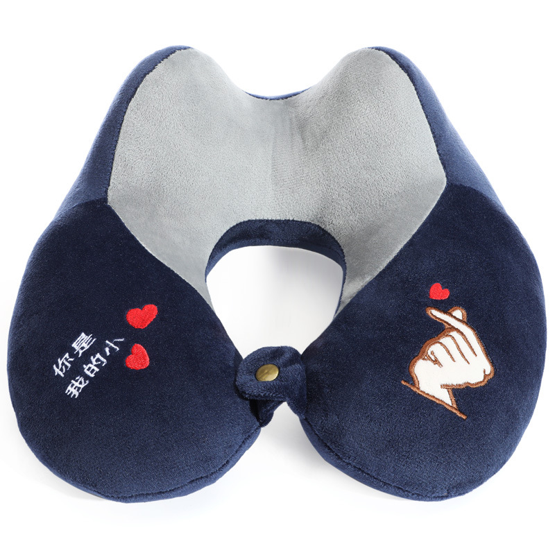 u型枕便携脖枕靠垫开车办公室睡觉午睡圆形旅行枕颈椎枕坐火车