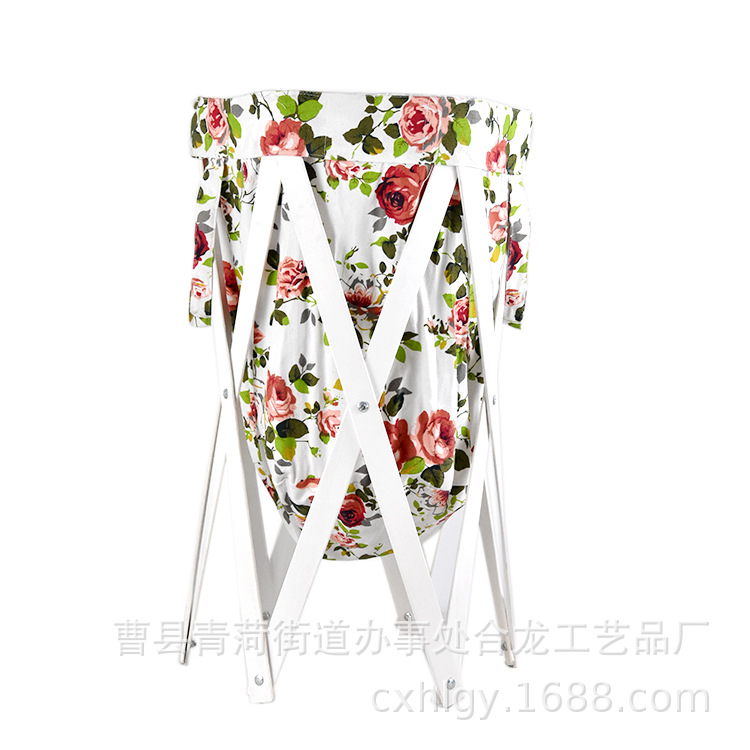 Fabric Basket Folding Basket Laundry Basket Laundry Basket Storage Basket Wooden Dirty Clothes Basket Manufacturers Can Order Wholesale