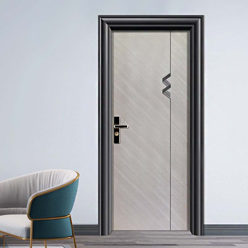 公寓室内隔音房间门 卧室锌合金门 出租房电解板门 惠州门厂