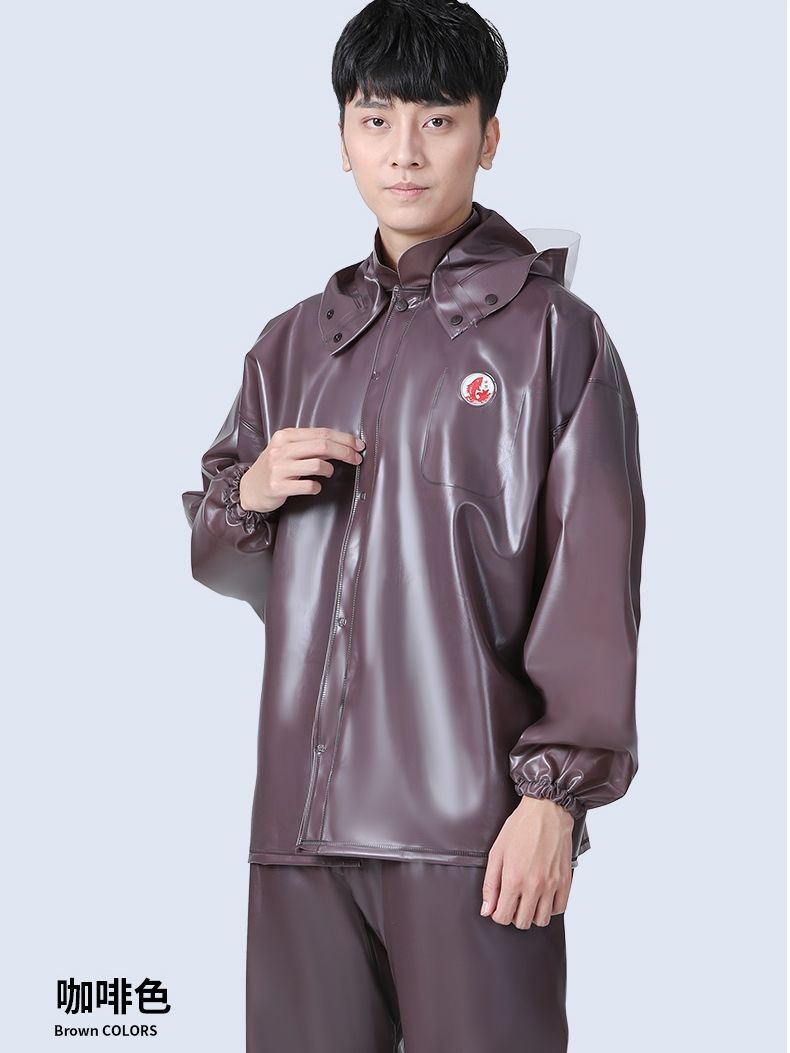 台湾大渔牌渔友牌雨衣水衣雨裤套装男女通用摩托车电动车雨衣