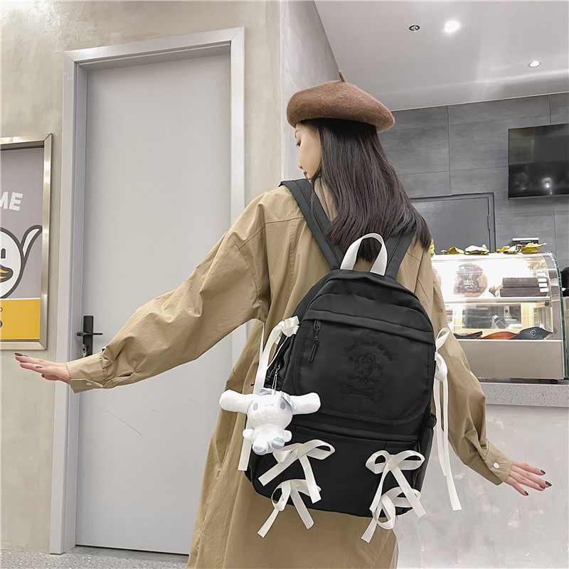 Spring 2022 New Korean Style Large Capacity Junior High School Campus Student Schoolbag Leisure Travel Backpack for Women Wholesale