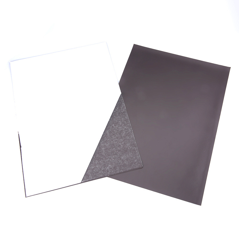 a4背胶橡胶软磁片广告车贴橡胶磁板片材单面橡胶磁铁吸铁石磁力贴