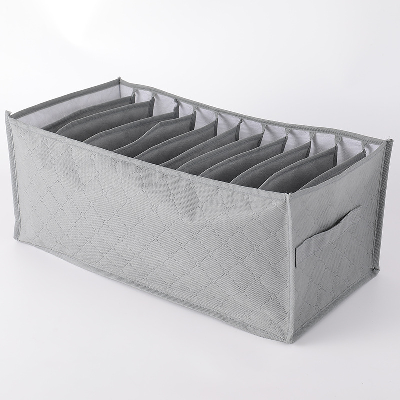 Non-Woven Clothes Storage Box Jeans Clothes Compartment Storage Box Wardrobe Clothes Drawer Divider Bags