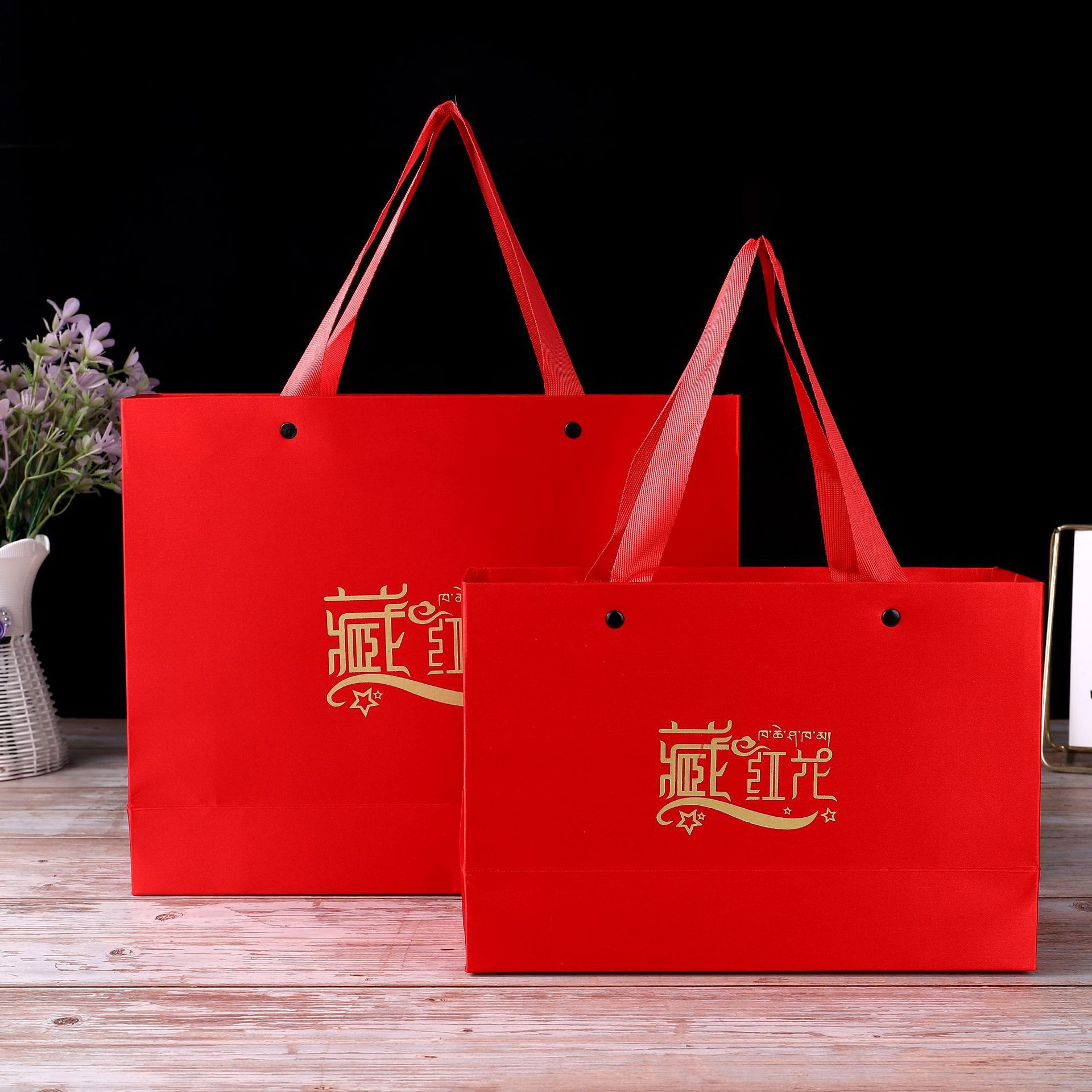 厂家供应现货中秋新款藏红花高档包装盒木盒透明亚克力瓶藏红花礼