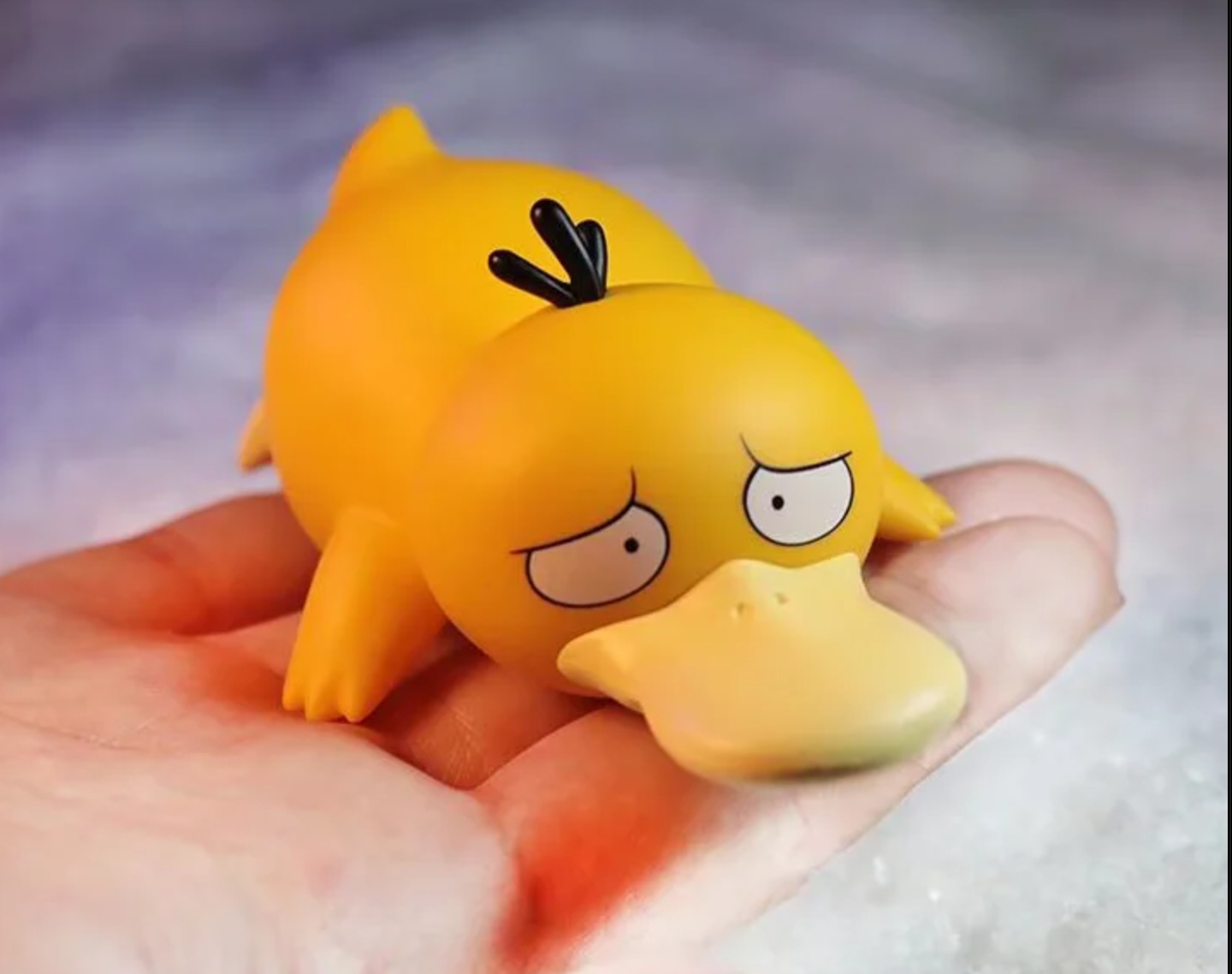 宠物小精灵 趴趴可达鸭 问号可达鸭 q版 车载 公仔 摆件 盒装手办