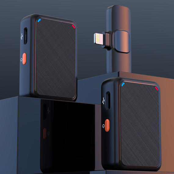 新款无线领夹麦克风k66直播高清拾音迷你话筒专业降噪蓝牙伴奏