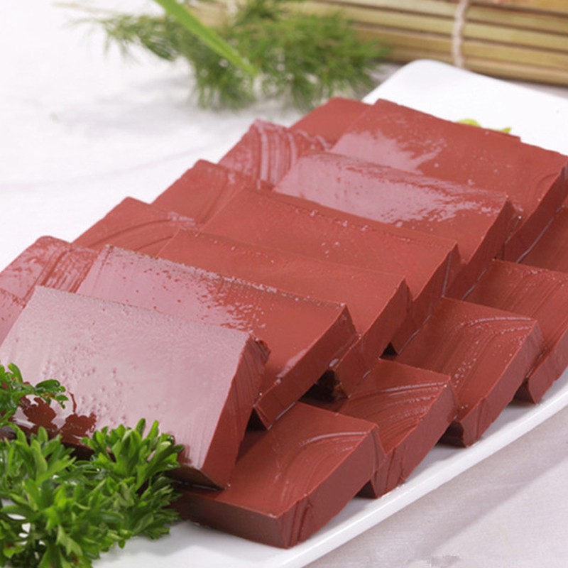 巧丫巧牛奶滑鸭血300g*20盒火锅冒菜毛血旺粉丝汤涮锅配菜商用