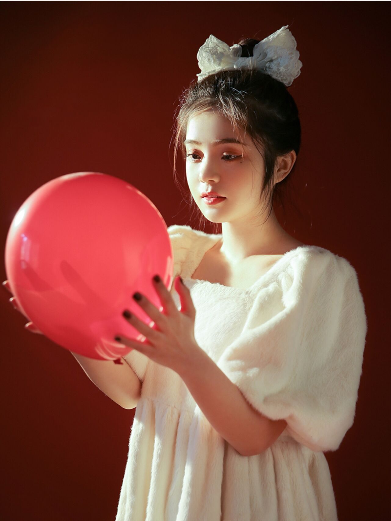 新款影楼写真新年主题服装女孩小清新圣诞艺术照性感私房摄影服饰