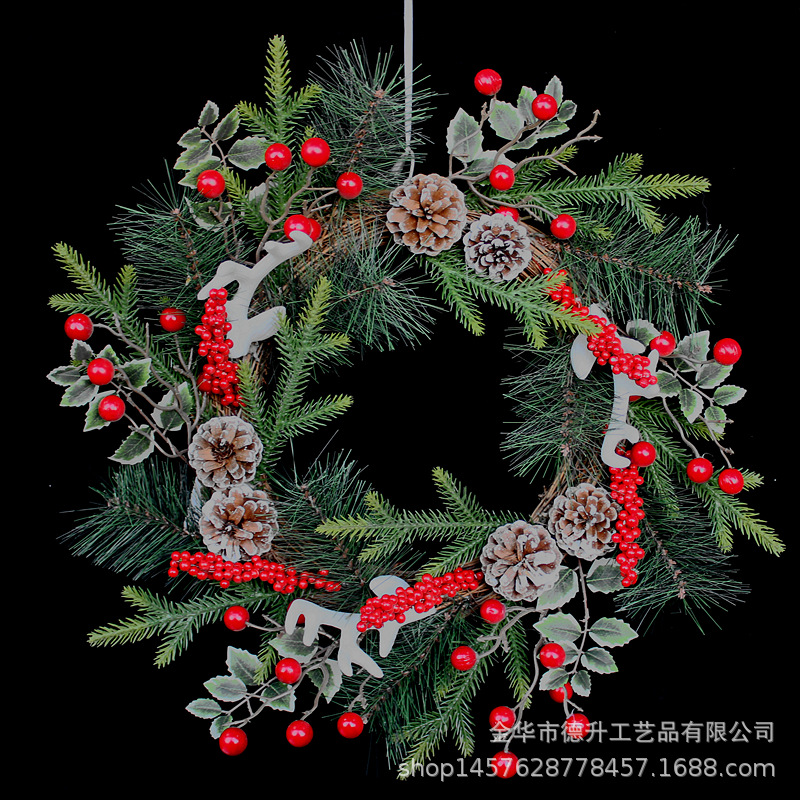 DSEN 2022 Simulation Chinese Hawthorn Snow Frost Garland Christmas Indoor Home Hotel Scene Decorations