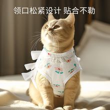 猫咪绝育服母猫断奶服宠物术后防舔薄款衣服猫公猫绑带猫猫手术服