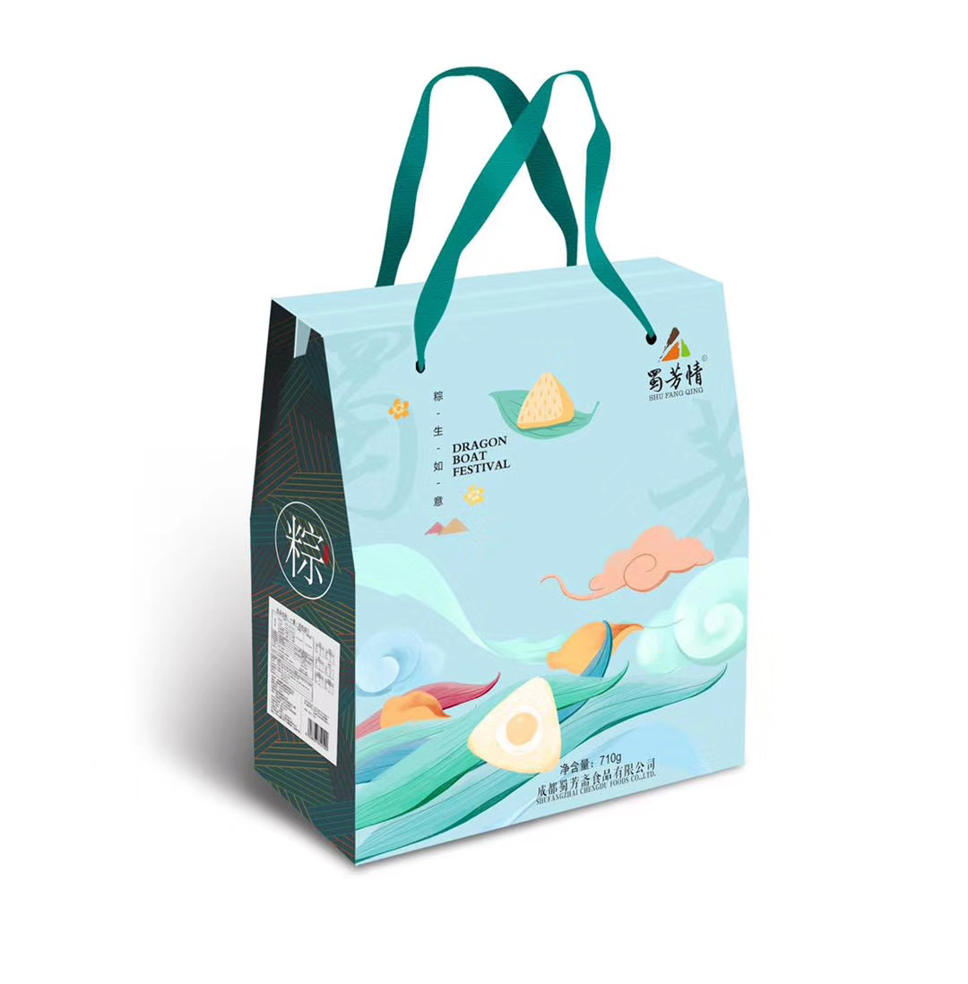 新款粽子包装盒酒店商务礼品盒端午节礼盒手提粽子礼盒外包装定制