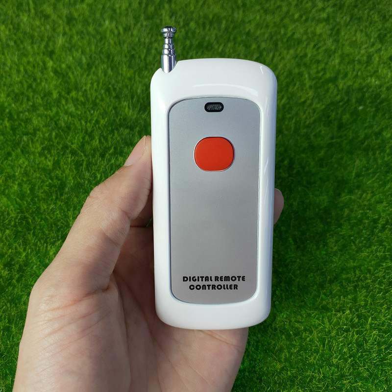 新款中功率单键1000米发射器一键紧急按钮led灯具门禁开关遥控器