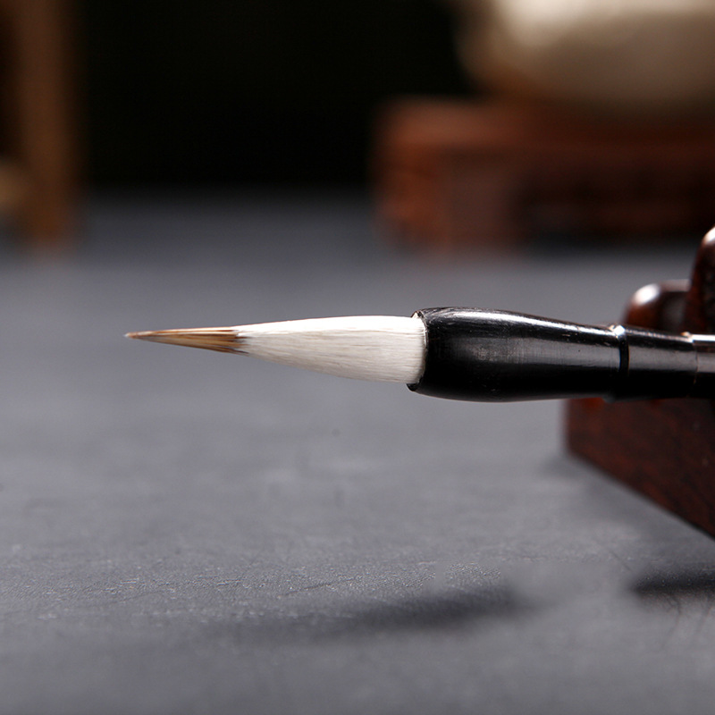 双喜牌 兔毫毛笔 大中小楷隶书长峰善琏湖笔超品长锋写卷-阿里巴巴