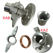 现货不锈钢快速接头槽车氮气焊接式KAB角芯KAZ法兰座羊角接头DN40