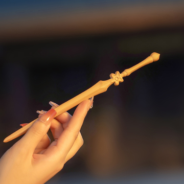 纯桃木簪子成品真手工剑簪女古风木簪发钗日常盘发新中式木质发簪