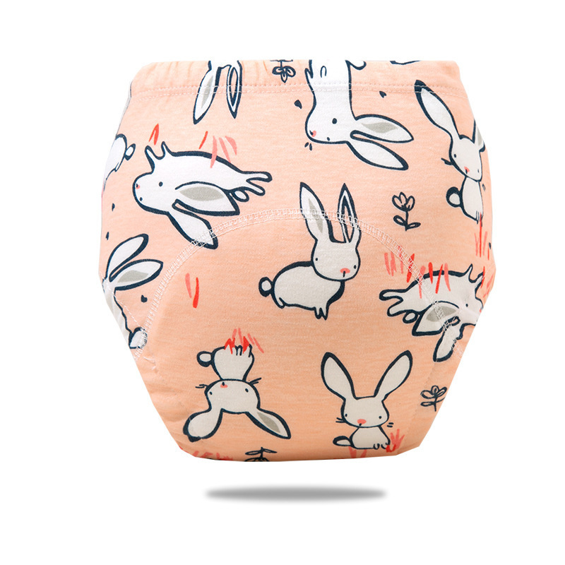 婴儿如厕训练裤纯棉防水可洗戒尿不湿尿布裤兜女宝宝男孩隔尿内