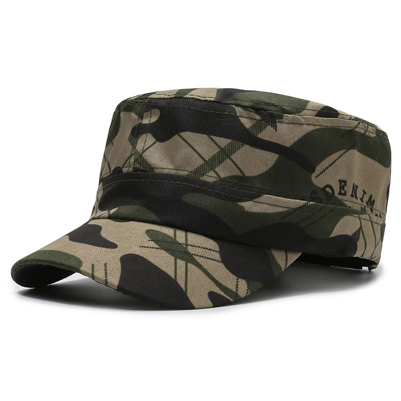 Outdoor Training Cap Military Training Cap Fans Digital Camouflage Military Cap Men's and Women's Spring and Summer Hat Woodland Camouflage Hat Youth