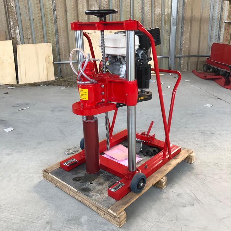 沥青路面钻孔取芯机 混凝土路面钻孔取芯机 小型汽油护栏打桩机