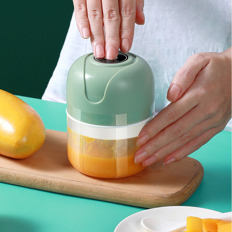 迷你电动蒜泥器捣蒜器蒜泥机蒜蓉机搅蒜神器无线压蒜器拉蒜器家用