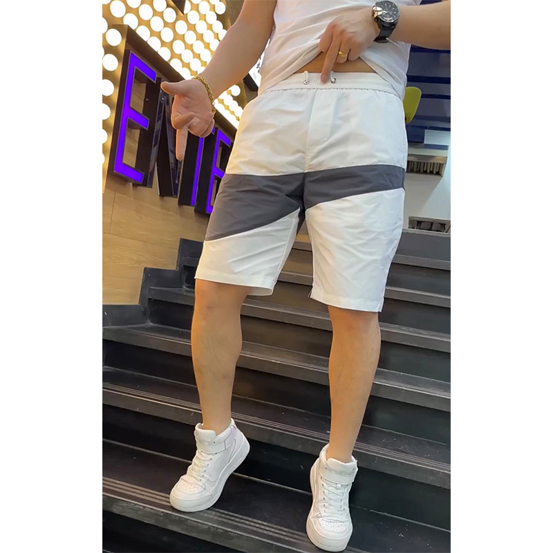 Sports Shorts Men's Summer New Trend Multicolor Fifth Pants Loose Youth Casual Quick-Drying Beach Pants Large Trunks