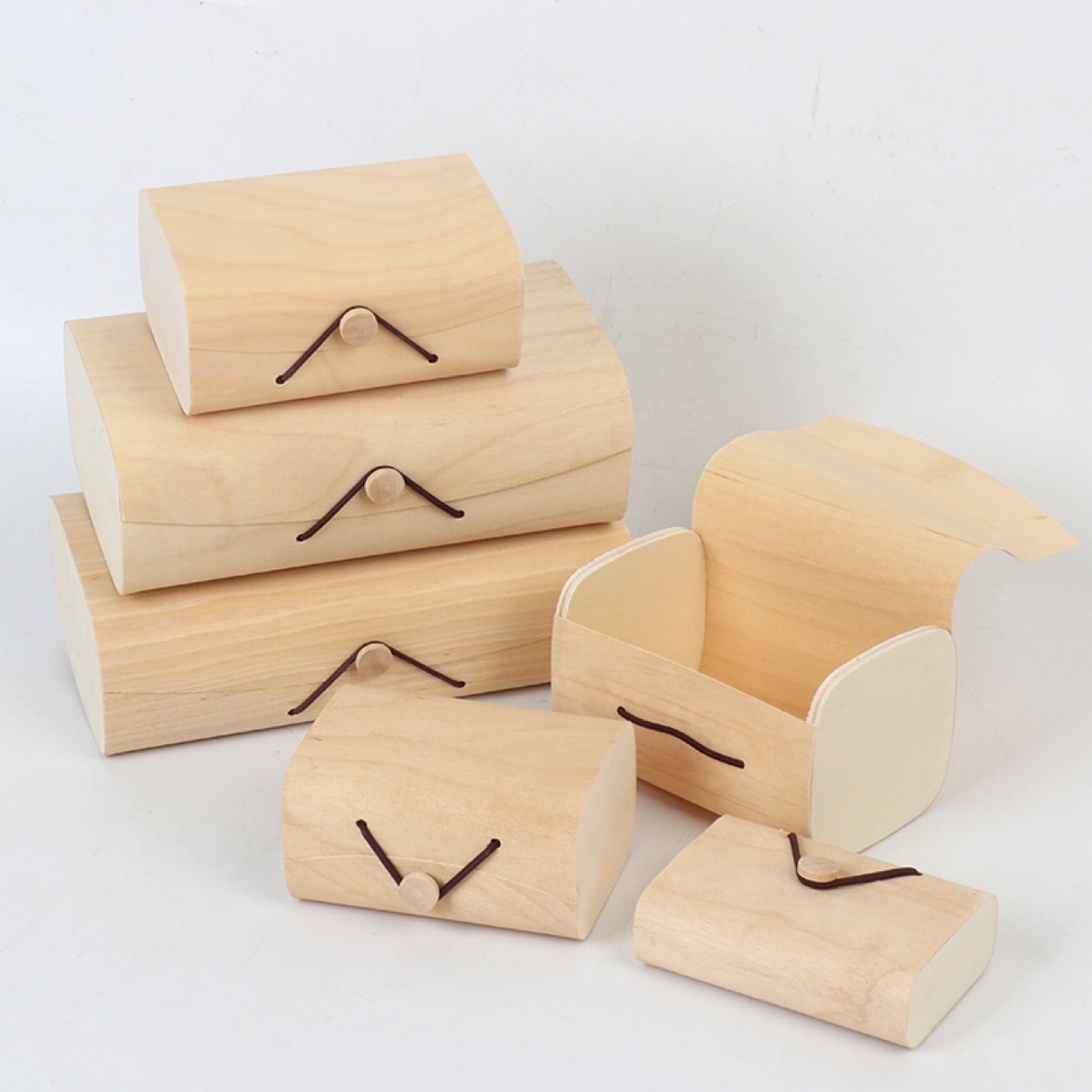 桦木树皮盒多规格茶叶盒茶叶包装t恤化妆品木皮包装盒洗发水盒