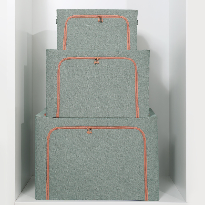Spot Clothes Storage Box Fabric Sorting Box for Collection Wardrobe Storage Box Folding Home Storage Bag Toy Storage