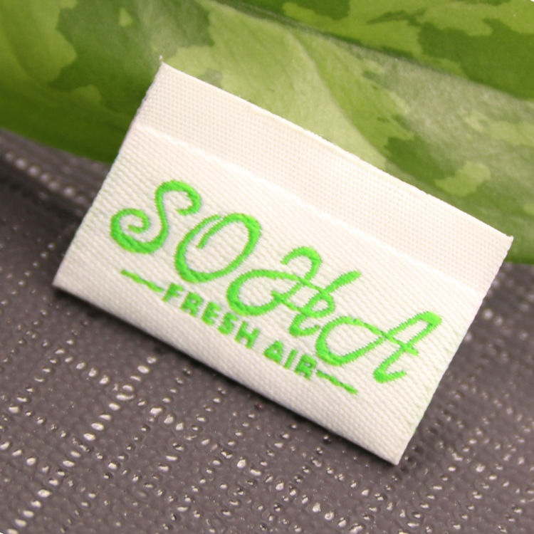 厂家直供服装领标布标消光带标主唛侧唛尺码对折唛电脑木梭机唛