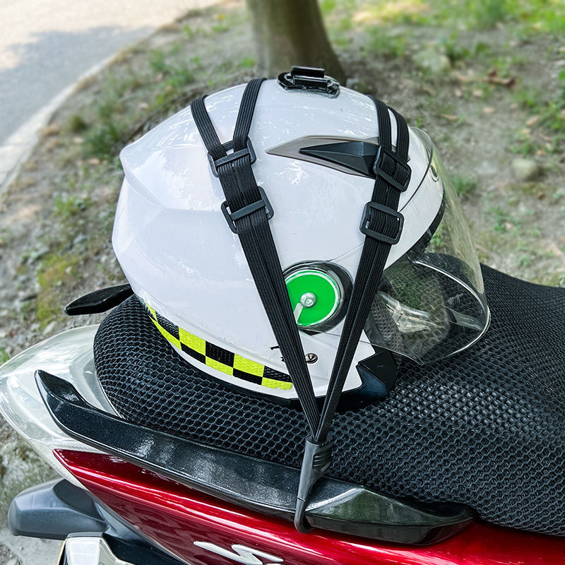 捆绑弹力绳摩托车用头盔绑绳摩旅电动车高强度可伸缩弹力行李绳索