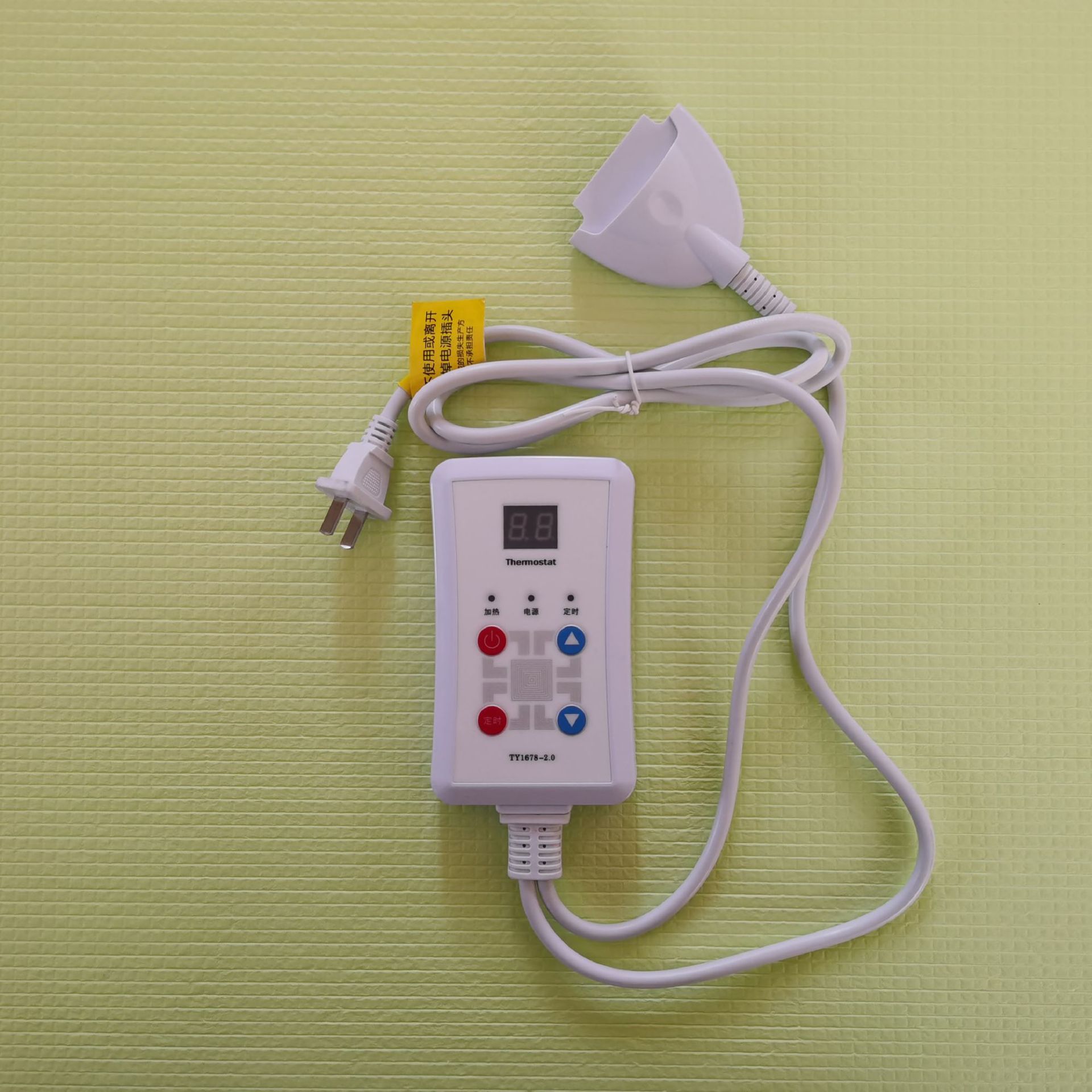 碳晶地暖垫温控器电热垫开关电热床垫电热毯温控器玉石床温控仪