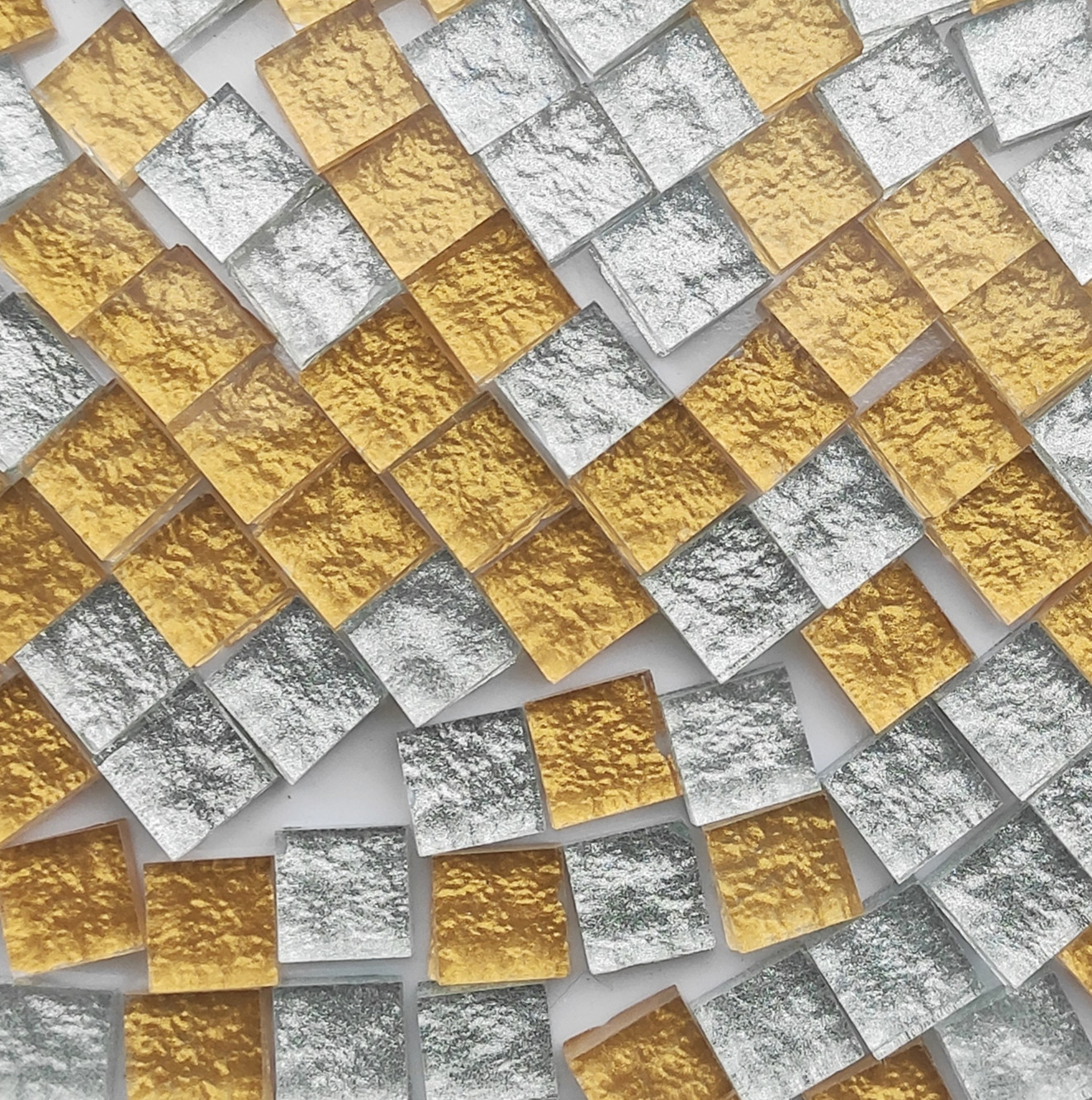 金色银色水晶马赛克系列diy亲子幼儿园手工活动拼图粘贴画